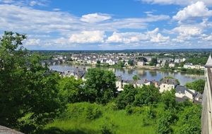 Vue depuis le château de saumur